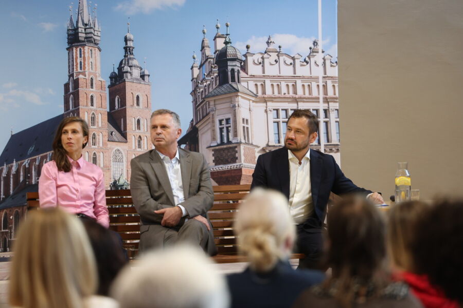 Ławka dialogu tym razem na Grzegórzkach