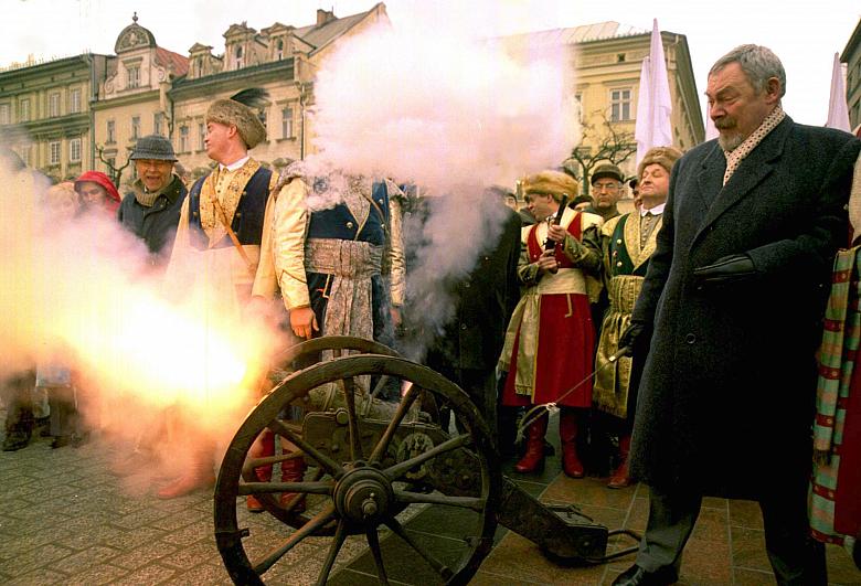 Armatę odpalił Prezydent Miasta Krakowa.