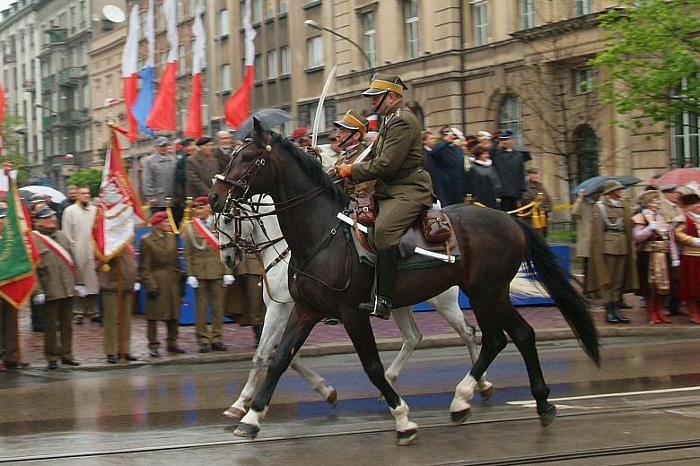 W defiladzie uczestniczył Szwadron Małopolskiej Kawalerii w barwach 21. Pułku Ułanów Nadwiślańskich oraz Szwadron 8. Pułku Ułanó