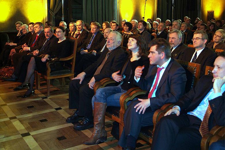 Rozdanie nagród odbyło sie w sali Obrad Rady Miasta Krakowa.