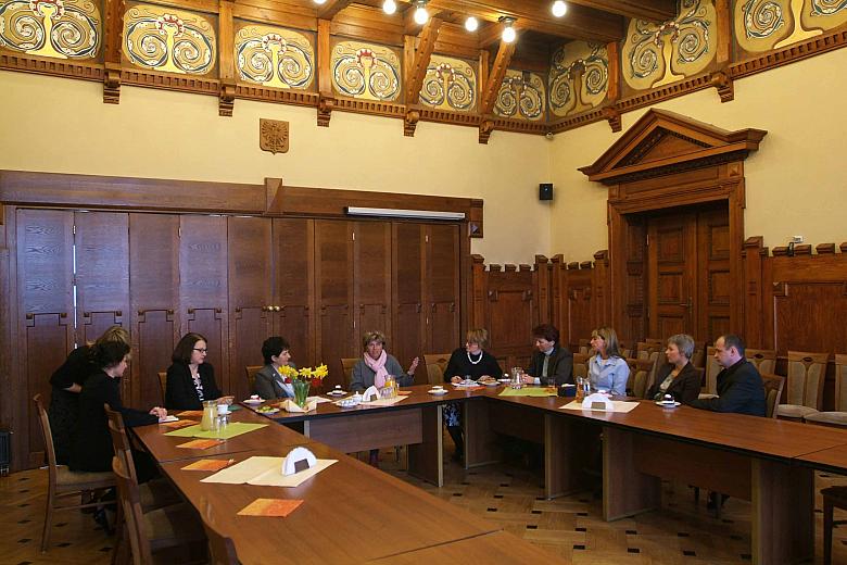 Spotkanie odbyło się w reprezentacyjnej sali Kupieckiej Urzędu Miasta Krakowa.