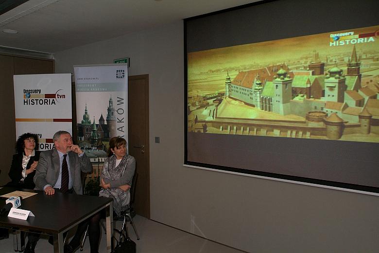 Przedstawiono również wspólne przedsięwzięcia kanału Discovery Historia i Miasta Krakowa.