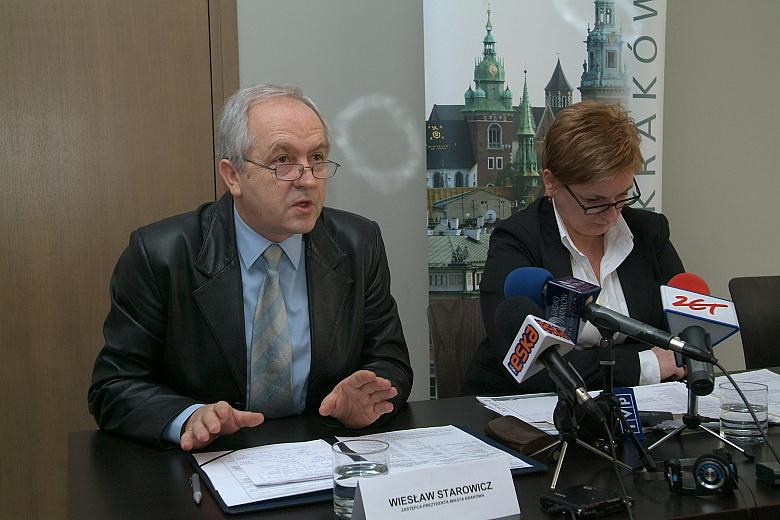 W konferencji prasowej - oprócz Prezydenta Miasta Krakowa - wzięli udział:  Wiesław Starowicz, Zastępca Prezydenta, Barbara Jani