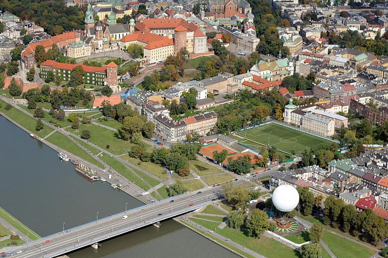 Koło mostu Grunwaldzkiego pojawiła się nowa atrakcja Krakowa...