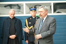 Podczas uroczystości wystąpił Prezydent Miasta Krakowa Jacek Majchrowski.