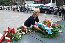 Kwiaty od Prezydenta Miasta Krakowa. 