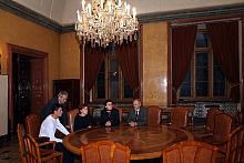 Przed uroczystą kolacją, goście z Biesłanu, Lidia i Siergiej Urmanow wraz z Tatianą Kaługiną zwiedzili reprezentacyjne wnętrza m