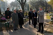 Złożenie kwiatów na grobie 
kpt. Antoniego Stawarza na Cmentarzu Rakowickim rozpoczęło obchody 87. rocznicy wyzwolenia Krakowa 