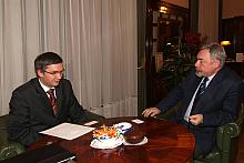 Spotkanie Prezydenta Miasta Krakowa z Ambasadorem Republiki Białorusi w Polsce