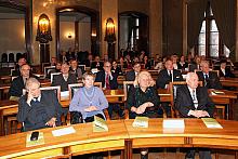 Uroczystość wręczenia Nagród Królewskiego Stołecznego Miasta Krakowa odbyła się w sali Obrad Rady Miasta.
