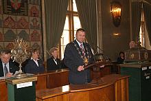 Gości powitał Prezes Krakowskiej Kongregacji Kupieckiej Wiesław Jopek.