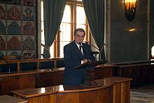 Uczestników spotkania powitał zastępca Prezydenta Miasta Krakowa Henryk Bątkiewicz.