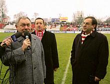 Przed meczem Prezydent Miasta Krakowa Jacek Majchrowski złożył piłkarzom i wiernym kibicom noworoczne życzenia. 