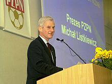 Michał Listkiewicz, Prezes Polskiego Związku Piłki Nożnej. 