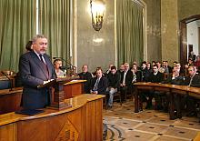 Prezydent Miasta Krakowa Jacek Majchrowski spotkał się z Mistrzami Sportu A.D. 2004, zawodnikami oraz trenerami krakowskich klub