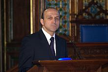 Prezes Rady Ministrów Kazimierz Marcinkiewicz.