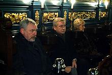 Od lewej: Prezydent Miasta Krakowa 
Jacek Majchrowski oraz Zastępca Prezydenta Tadeusz Trzmiel z małżonką.