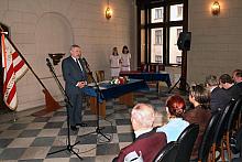 Członków Rady Seniorów KS Cracovia powitał Jacek Majchrowski, Prezydent Miasta Krakowa.