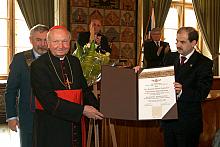 Ksiądz Kardynał Marian Jaworski Honorowym Obywatelem Miasta Krakowa