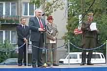 Przemawia Jacek Majchrowski, Prezydent Miasta Krakowa, kolebki niepodległości.