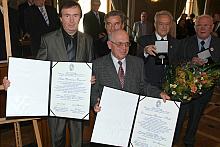 Srebrny Medal Cracoviae Merenti dla TS "Wisła" i KS "Cracovia"
