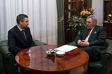 ...złożył wizytę Jackowi Majchrowskiemu, Prezydentowi Miasta Krakowa.