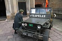 Osobisty wóz frontowy Ojca Generała Studzińskiego, kapelana 4. Pułku Pancernego "SKORPION". 
