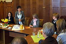Delegacji z Wiednia towarzyszyła Hermine Poppeller, Konsul Generalna Republiki Austrii w Krakowie.