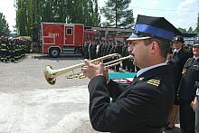  W Krakowie strażackie święto nie może się obejść bez hejnalisty.
