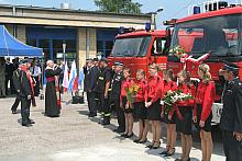 W uroczystości brali udział także krakowscy strażacy ochotnicy.