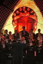 W czasie koncertu wykonano utwory skomponowane przez Henryka Mikołaja Góreckiego: "Beatus Vir", "Pod Twoją Obronę