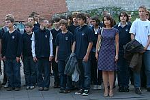 Na uroczystość przybyła młodzież z krakowskich szkół.