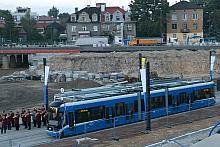 Jednak nie tylko zabytkowe tramwaje przejechały tego dnia przez Rondo Mogilskie.