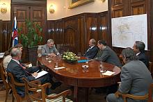 Prezydent Miasta Krakowa Profesor Jacek Majchrowski spotkał się z  Wicepremierem Słowacji Dušanem Čaplovičem, przebywającym w Kr