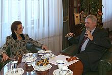 Rozmowa z Prezydentem Krakowa profesorem Jackiem Majchrowskim przebiegła w serdecznej atmosferze.