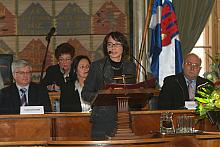 W imieniu Ministra Kultury i Dziedzictwa Narodowego wystąpiła Barbara Raczyńska, Dyrektor Departamentu Sztuki. 
