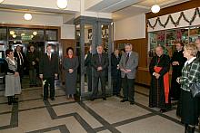 Uczestnicy uroczystości zebrali się w holu głównym Szpitala Specjalistycznego im. Stefana Żeromskiego SP ZOZ.

