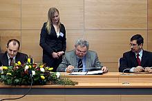 Obok innych "pre-umów"  podpisano dwie dotyczące krakowskiej komunikacji: w sprawie budowy nowego odcinka ul. Księcia 