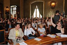 W sali Obrad Rady Miasta Krakowa odbyło się uroczyste podsumowanie projektu edukacyjnego "Uczeń- Obywatel", podczas kt