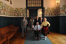 Krakowski magistrat odwiedził książę Albert Saski z małżonką Elmirą
