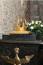 325. rocznica Victorii Wiedeńskiej - kwiaty na sarkofagu króla Jana III Sobieskiego