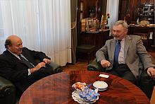 Carlos Alberto Simas Magalh&atilde;es  -  Ambasador Republiki Federacyjnej Brazylii w Polsce odwiedził Kraków. 
