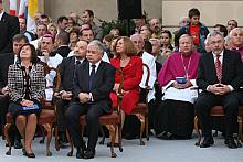 ...oraz goście, wśród których był Prezydent Rzeczypospolitej Polskiej Lech Kaczyński.