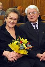 W uroczystości wziął udział małżonek wielkiej śpiewaczki, profesor Marian Gabryś.
