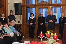 Do zaproszonych gości świąteczne życzenia skierował Prezydent Krakowa Jacek Majchrowski. 
W uroczystości wzięli udział m.in.: E