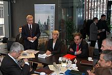 W Pawilonie Wyspiański 2000 odbyło się spotkanie z udziałem Minister Rozwoju Regionalnego Elżbiety Bieńkowskiej. Podczas spotkan