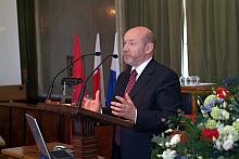 Zabrał głos Władimir Płatonow, Przewodniczący Moskiewskiej Dumy Miejskiej.