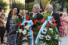 Władze Miasta Krakowa reprezentowało na tej uroczystości dwoje Wiceprzewodniczących Rady: Marta Patena i Stanisław Rachwał oraz 