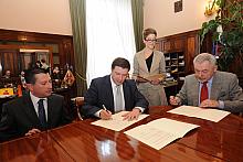 Spotkanie z Merem Tbilisi – podpisanie umowy o współpracy