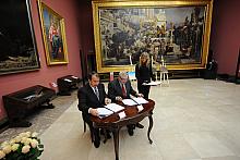 Podpisanie porozumienia między Gminą Miejską Kraków a Województwem Małopolskim – „Kocham Kraków z Wzajemnością”